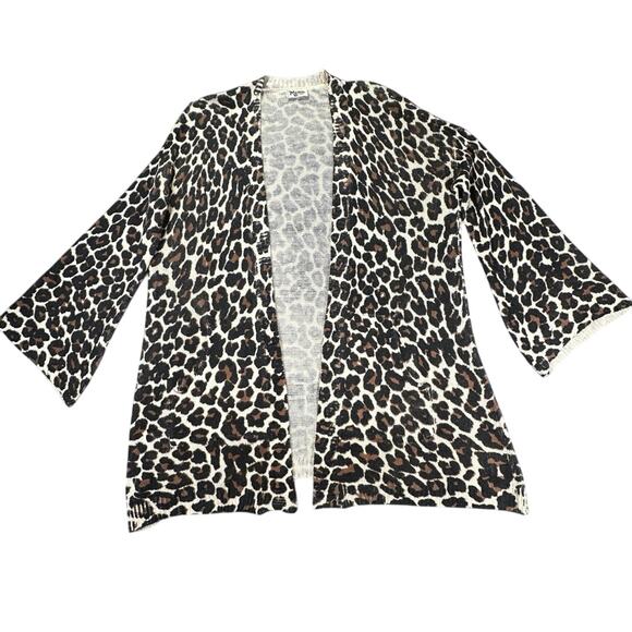 Show Me Your Mumu Cardigan Cheetah Animal Print Women’s Large Layering Lounge - Picture 1 of 16